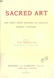 Cover of: Sacred art: the Bible story pictured by eminent modern painters
