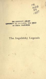 Cover of: The Ingoldsby legends by Thomas Ingoldsby