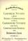 Cover of: Canonical studies