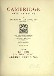 Cover of: Cambridge and its story by Charles William Stubbs