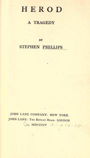 Cover of: Herod by Stephen Phillips