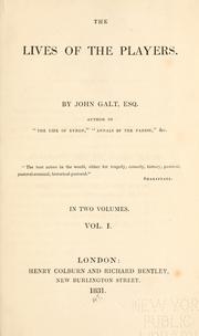 The lives of the players by John Galt
