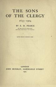 The Sons of the clergy by Ernest Harold Pearce