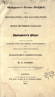 Cover of: Cruces Shakespearianne by Benjamin Gott Kinnear