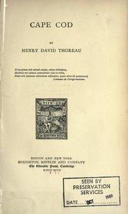 Cover of: A week on the Concord and Merrimack rivers. by Henry David Thoreau