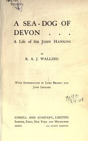 Cover of: A sea-dog of Devon by R. A. J. Walling