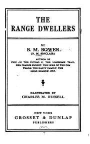 Cover of: The range dwellers by Bertha Muzzy Bower