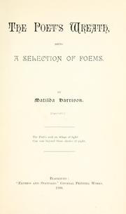 Cover of: The poet's wreath by Matilda Harrison