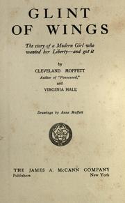 Cover of: Glint of wings: the story of a modern girl who wanted her liberty--and got it