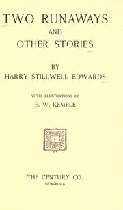Cover of: Two runaways: and other stories