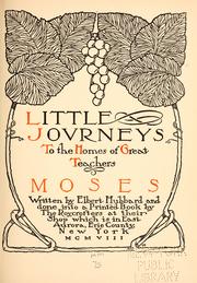 Cover of: Little journeys to the homes of great teachers ... by Elbert Hubbard