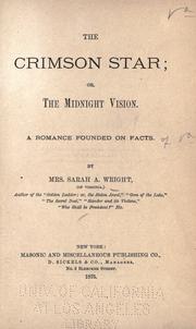 Cover of: The crimson star: or, The midnight vision.