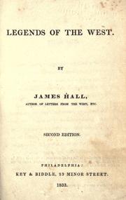 Cover of: Legends of the West. by Hall, James