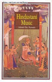 Cover of: Hindustani music by Ashok D. Ranade, Ashok D. Ranade