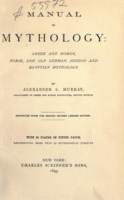 Cover of: Manual of mythology. by A. S. Murray