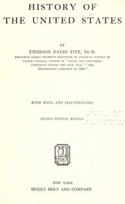 Cover of: History of the United States
