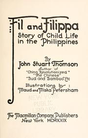 Cover of: Fil and Filippa by John Stuart Thomson