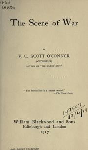 Cover of: The scene of war.