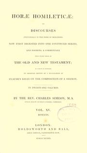 Cover of: The Entire Works of the Rev. C. Simeon by Charles Simeon, Charles Simeon