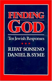 Cover of: Finding God: ten Jewish responses