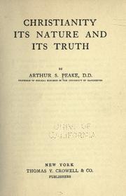 Cover of: Christianity by Peake, Arthur S.