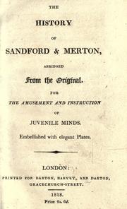 Cover of: The history of Sandford & Merton by Thomas Day