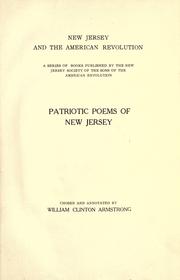 Patriotic poems of New Jersey