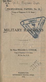 Cover of: Military railways