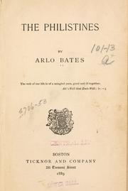 Cover of: The Philistines. by Arlo Bates