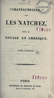 Cover of: Les Natchez, suivis du Voyage en Am©Øerique