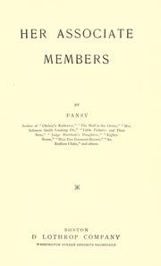 Cover of: Her associate members
