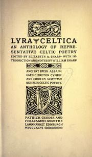 Cover of: Lyra celtica by Elizabeth A. Sharp