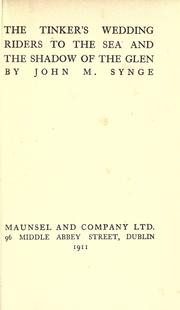 Cover of: The tinker's wedding by J. M. Synge