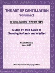 Cover of: The Art of Cantillation, Vol. 2: A Step-By-Step Guide to Chanting Haftarot and Mgilot with CD (Audio)