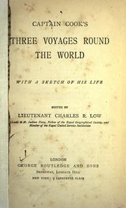 Cover of: Captain Cook's three voyages around the world: with a sketch of his life.