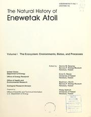 Cover of: The Natural history of Enewetak Atoll by edited by Dennis M. Devaney ... [et al.] ; prepared by Office of Scientific and Technical Information, U.S. Department of Energy.