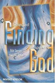 Cover of: Finding God by Rifat Sonsino and Daniel B. Syne