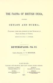 Cover of: Butterflies. by Charles Thomas Bingham