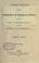 Cover of: A short enquiry into the formation of political opinion from the reign of the great families to the advent of democracy