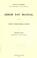 Cover of: Arbor Day manual, from the twenty-third biennial report of Edward Hyatt, Superintendent of Public Instruction.
