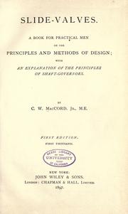 Slide-valves by Charles William MacCord