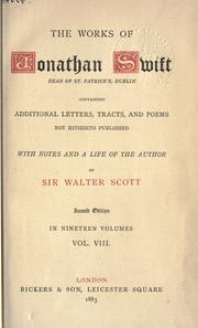 Cover of: Works, containing additional letters, tracts, and poems, not hitherto published. by Jonathan Swift