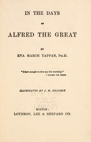 Cover of: In the days of Alfred the Great by Eva March Tappan