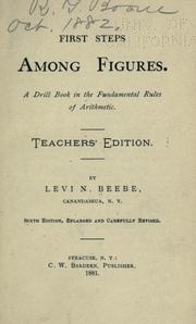 Cover of: First steps among figures. by Levi N. Beebe, Levi N. Beebe