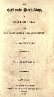 Cover of: Eskdale herd-boy: a Scottish tale : for the instruction and amusement of young persons.