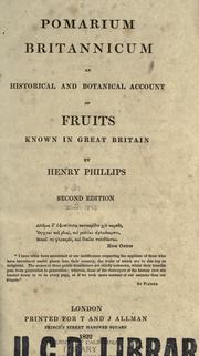 Pomarium Britannicum by Phillips, Henry