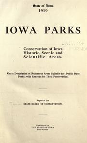 Iowa parks by Iowa State Board of Conservation.