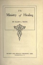 Cover of: The ministry of healing.