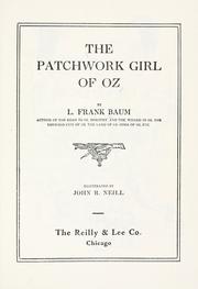Cover of: The  patchwork girl of Oz by L. Frank Baum