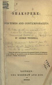 Cover of: Shakspere: his times and contemporaries